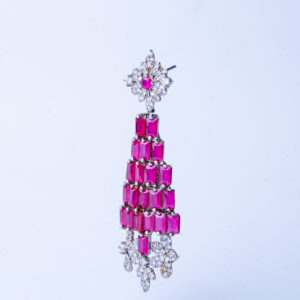 Ruby Chandelier Earrings